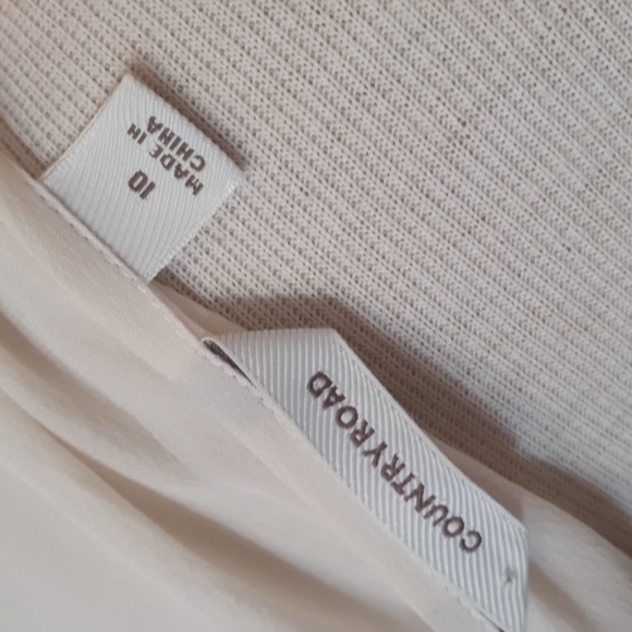 Country Road Size 10 100% Silk Black Dress - Picture 8 of 10